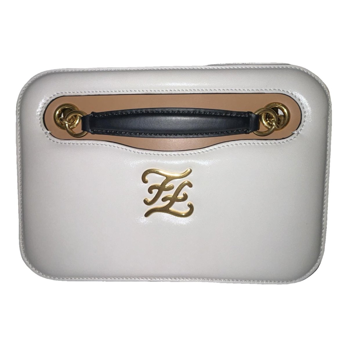 Fendigraphy leather crossbody bag