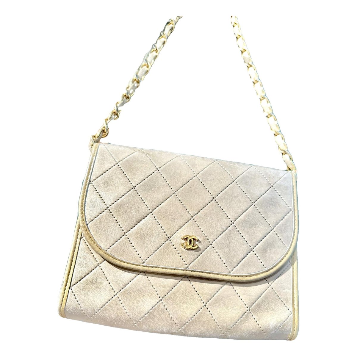 Trendy CC Flap leather handbag
