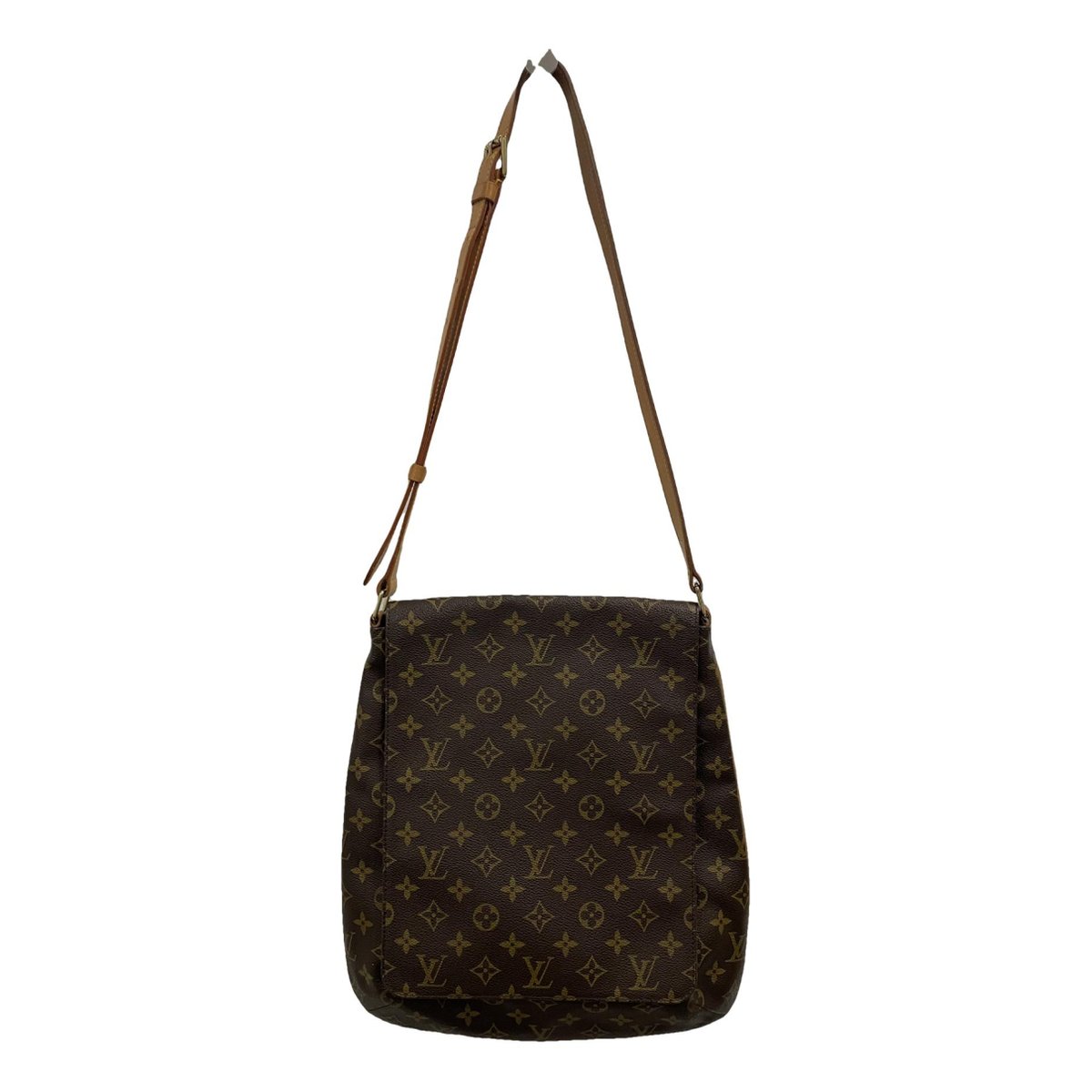 Musette leather crossbody bag