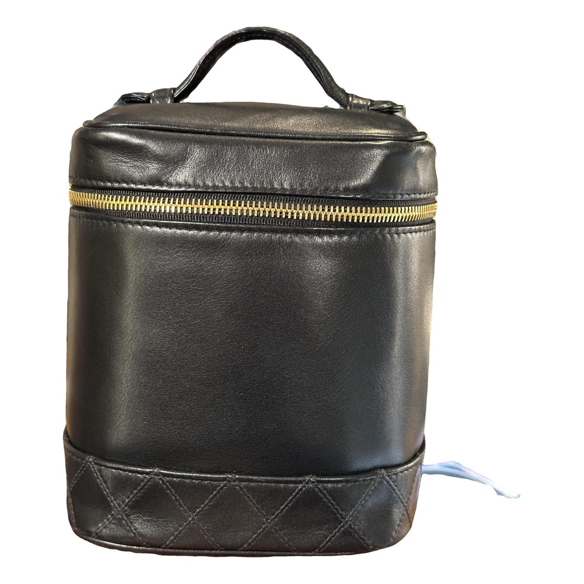 Vanity leather handbag