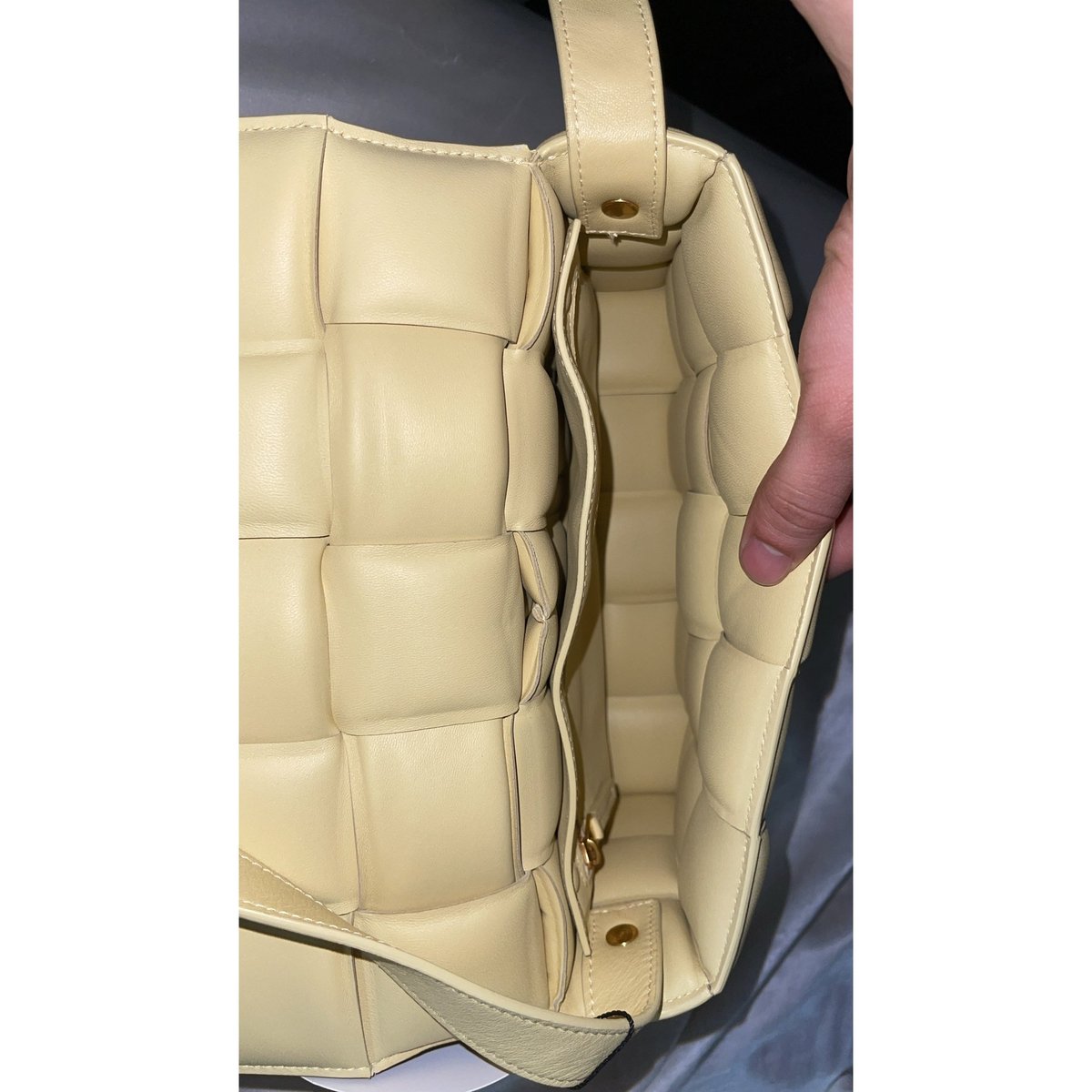Cassette Padded leather crossbody bag