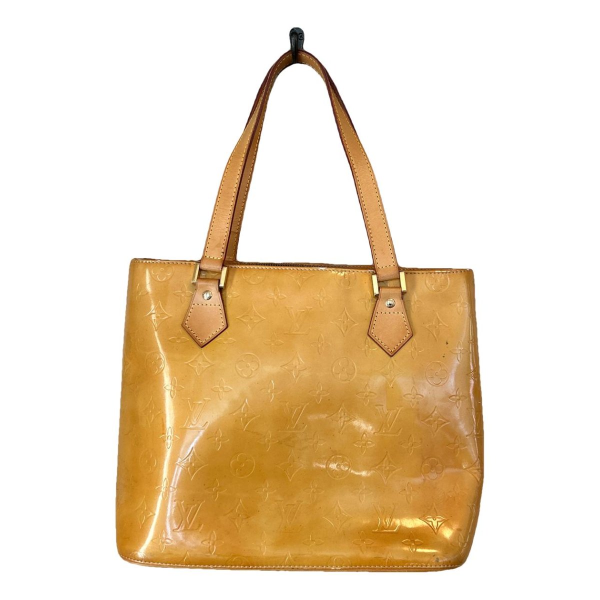 Houston patent leather handbag