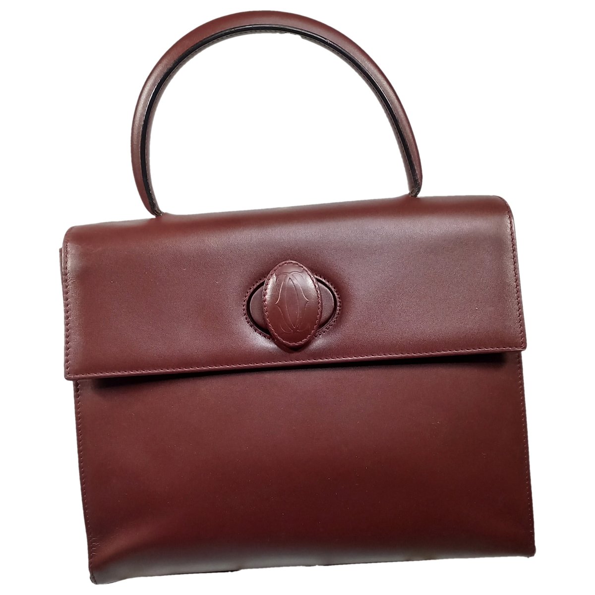 Panthère leather handbag