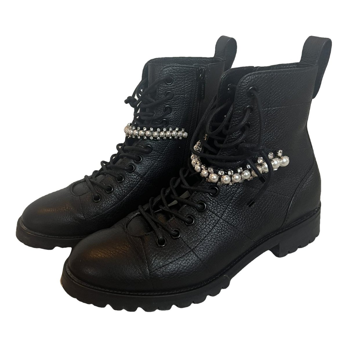 Cruz leather lace up boots