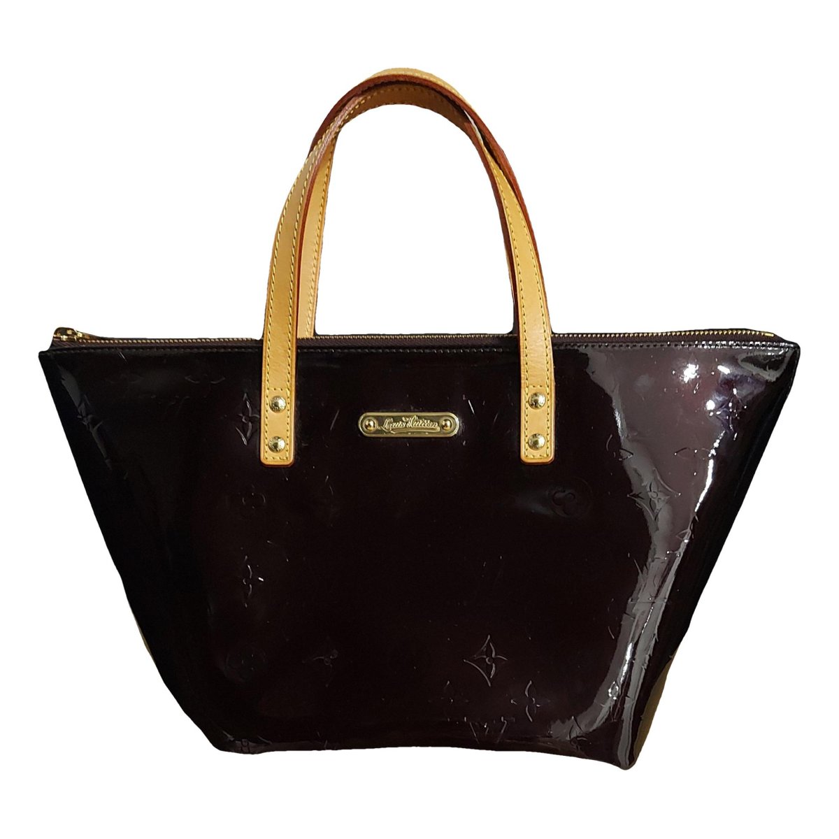 Bellevue patent leather handbag