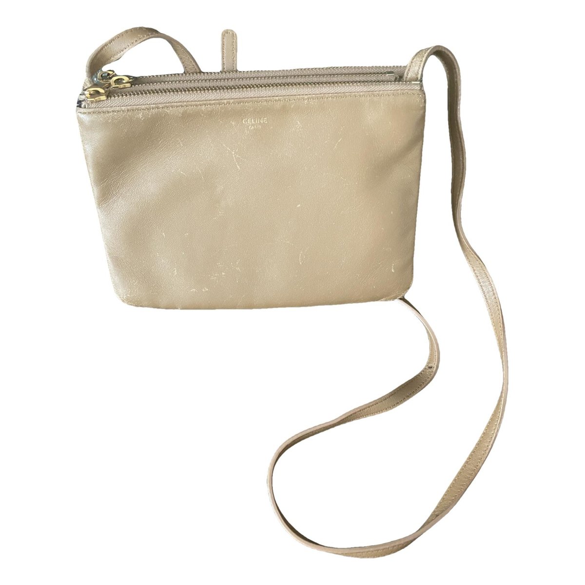 Trio leather crossbody bag