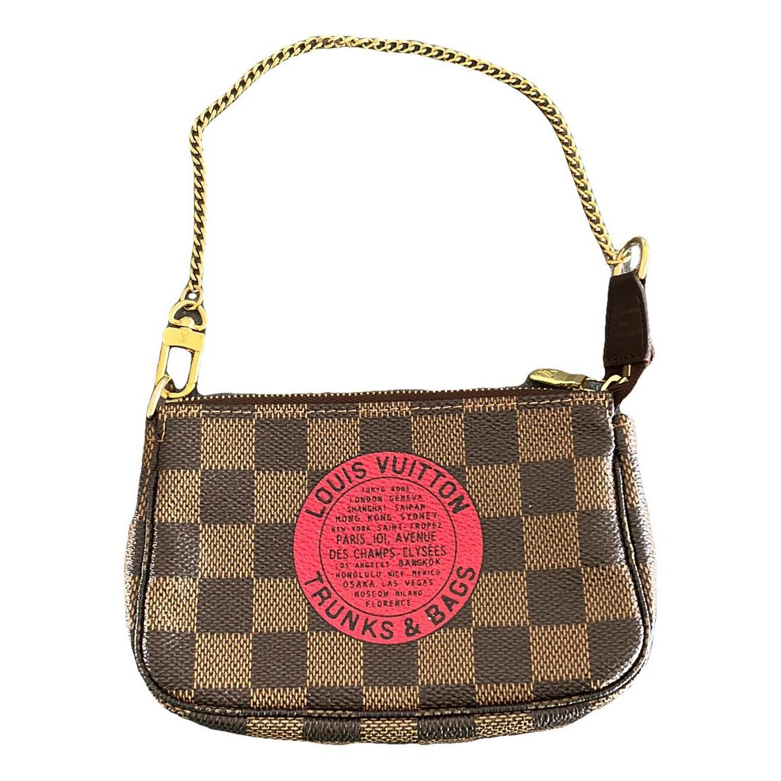 Pochette Trunk cloth clutch bag