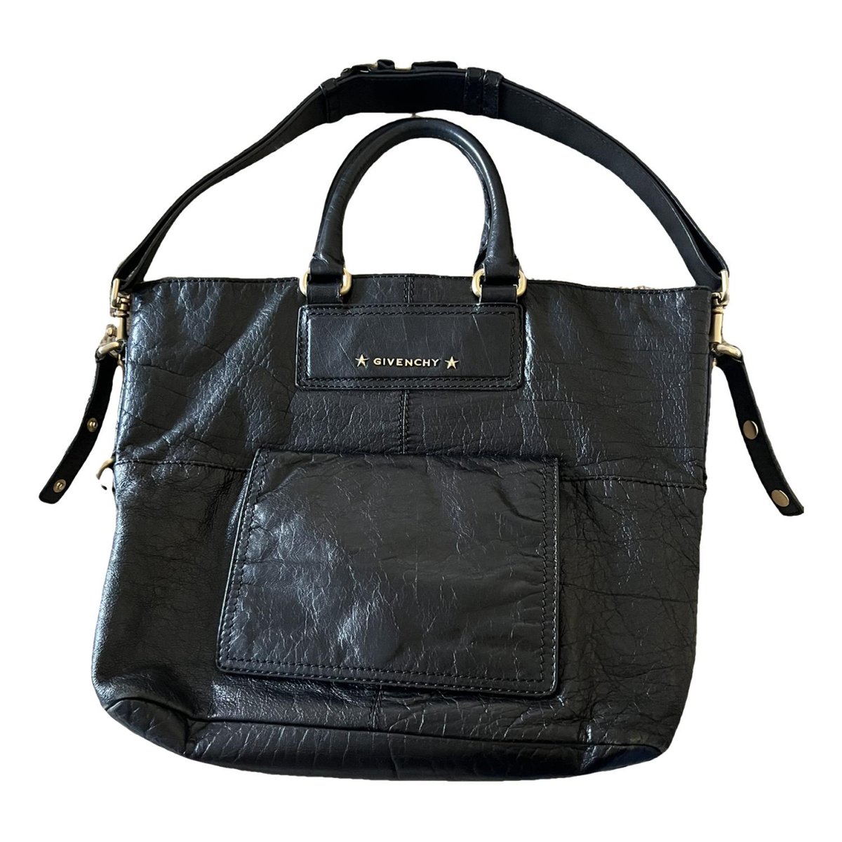 G Tote leather handbag