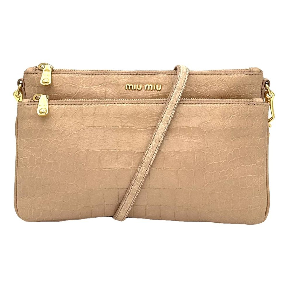 Miu Club leather handbag