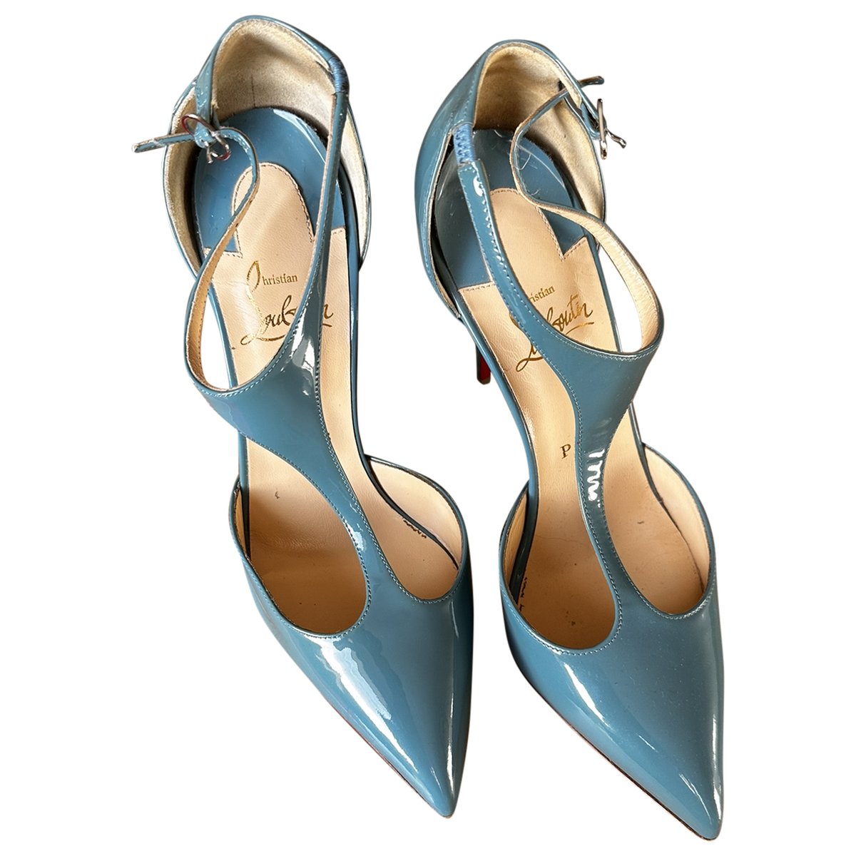 Spikaqueen patent leather sandals