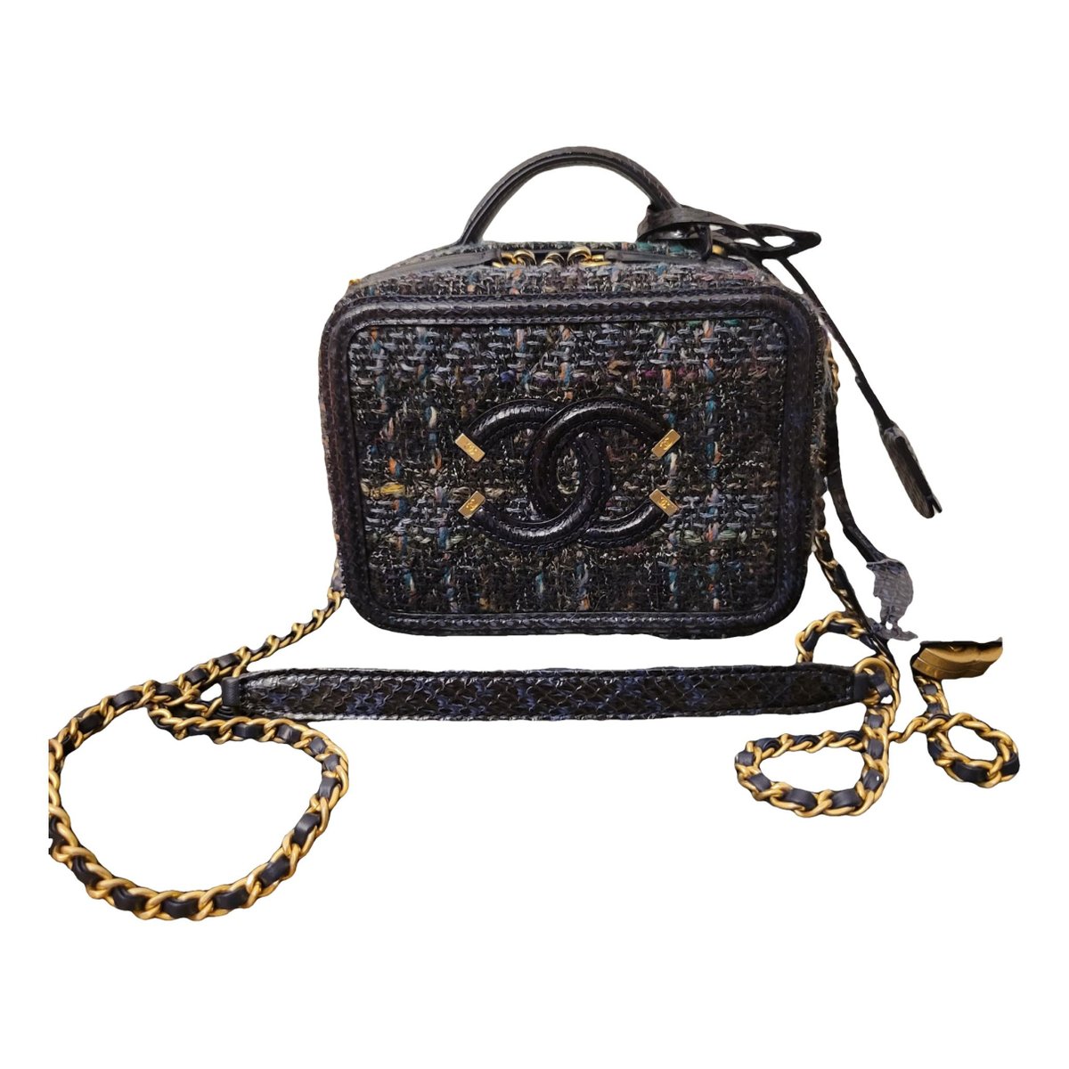 Vanity tweed handbag