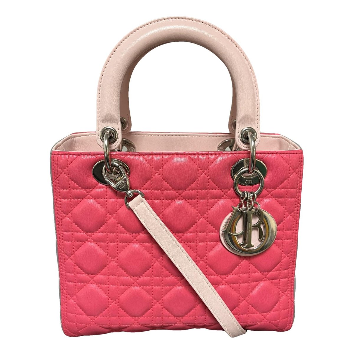 Lady Dior leather handbag