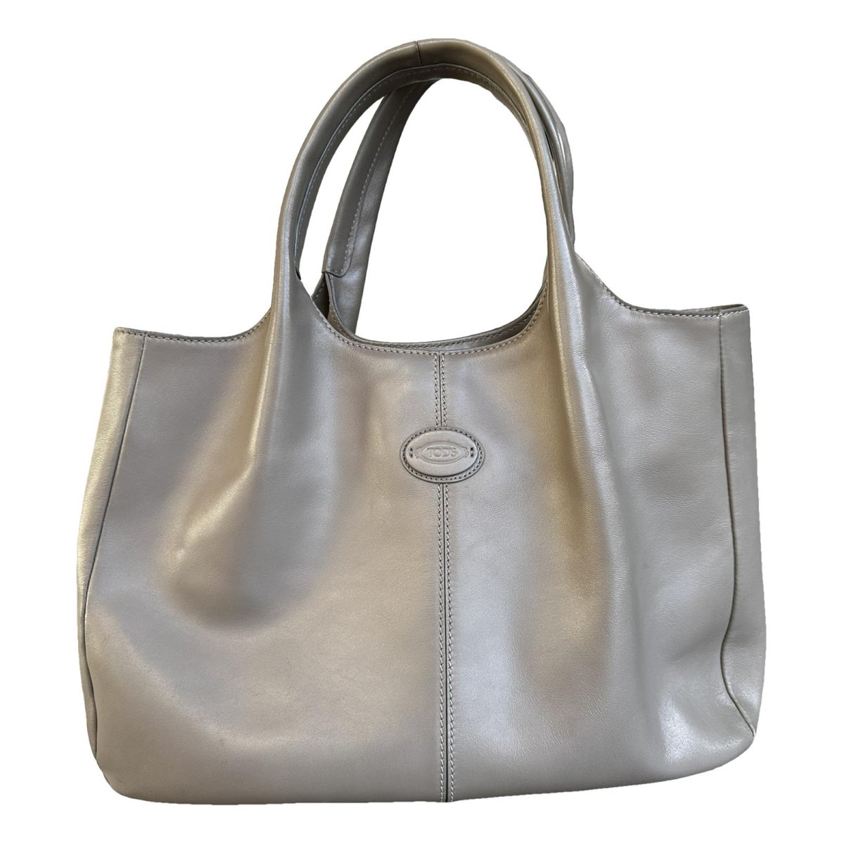 Shopping Media leather tote