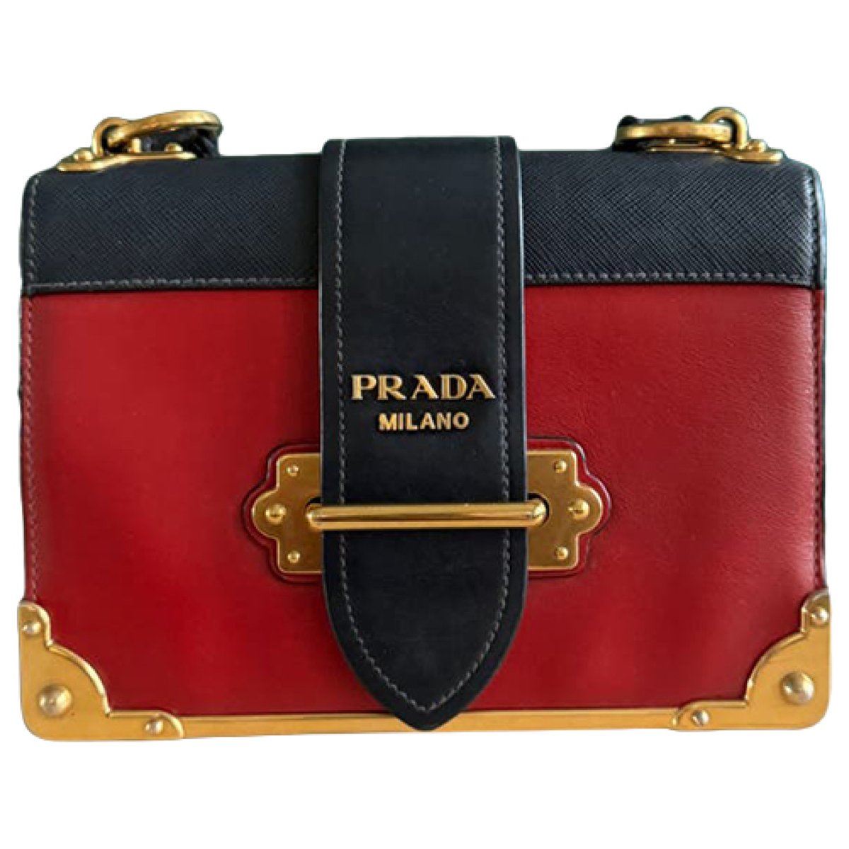 Cahier leather crossbody bag
