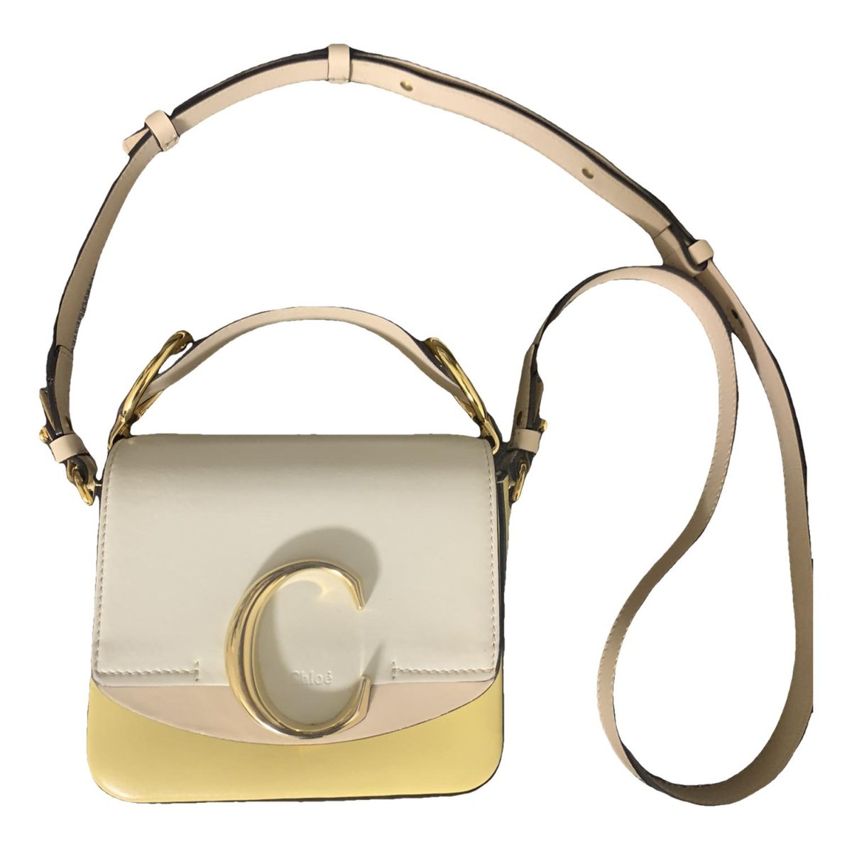 C leather crossbody bag