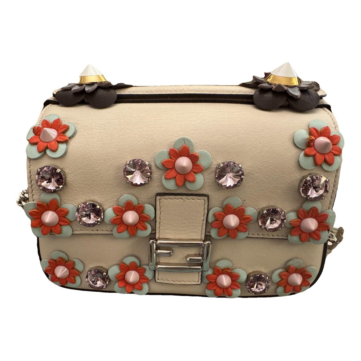Baguette leather handbag