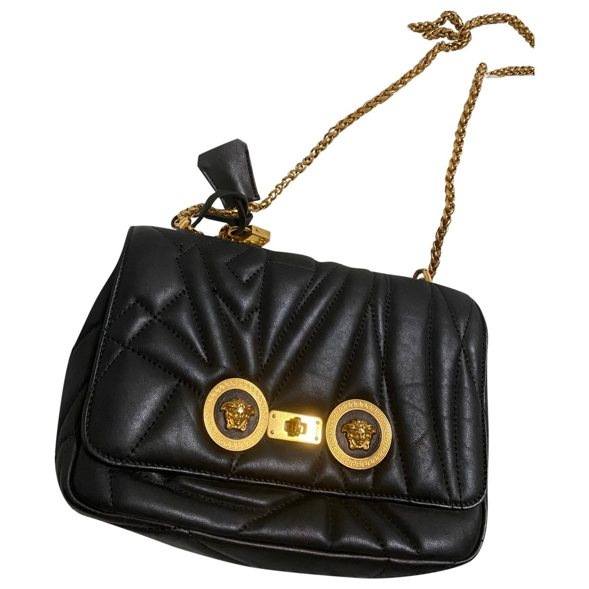 Icon leather crossbody bag