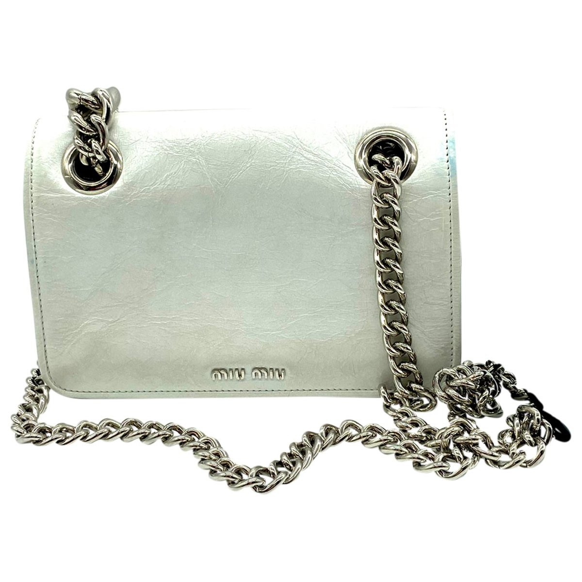 Miu Club leather handbag