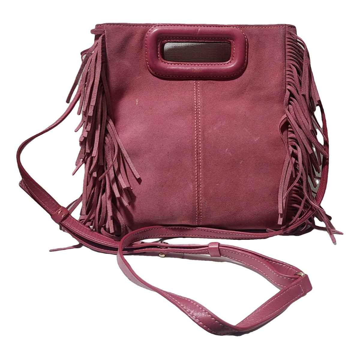Sac M leather crossbody bag