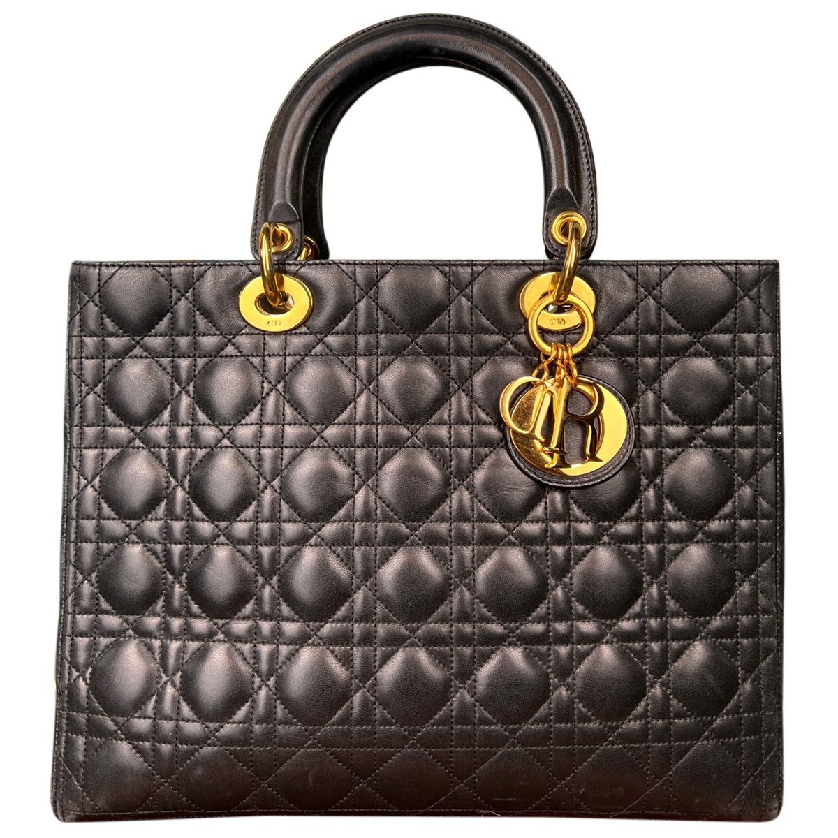 Lady Dior leather handbag
