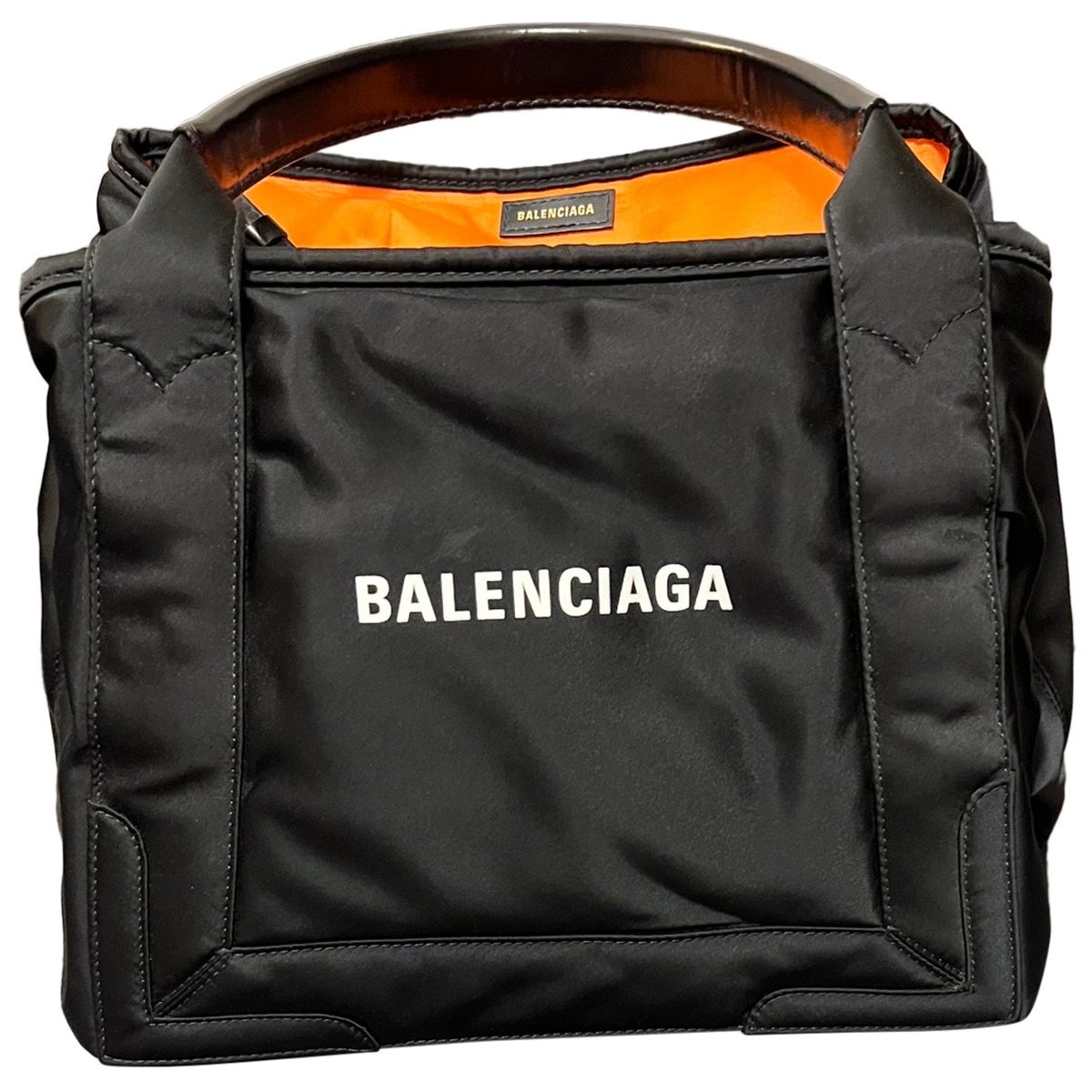 Navy cabas cloth tote