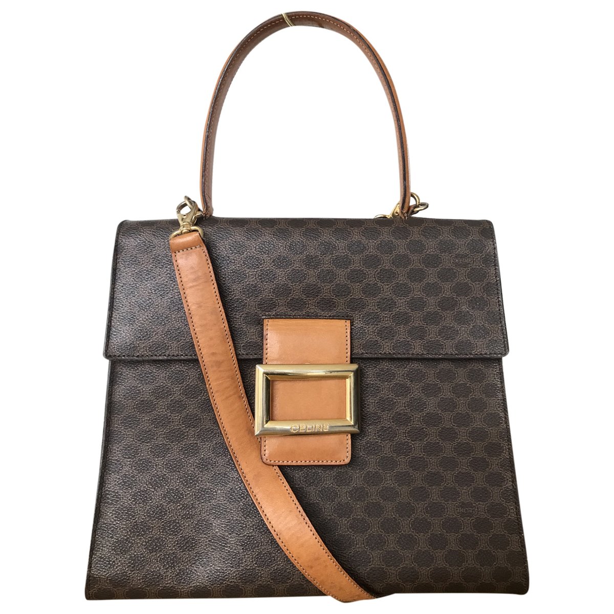 Triomphe leather handbag