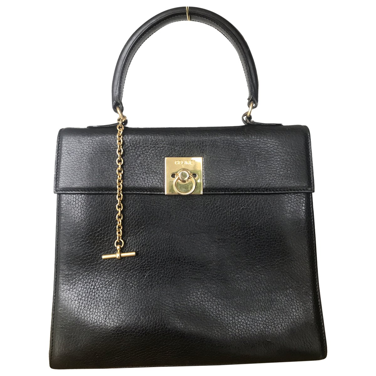 Triomphe leather handbag