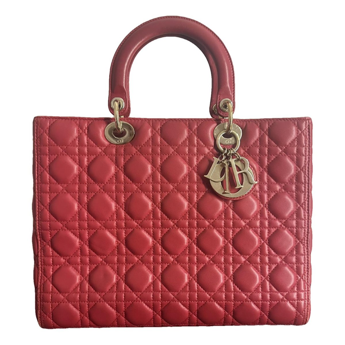Lady Dior leather handbag