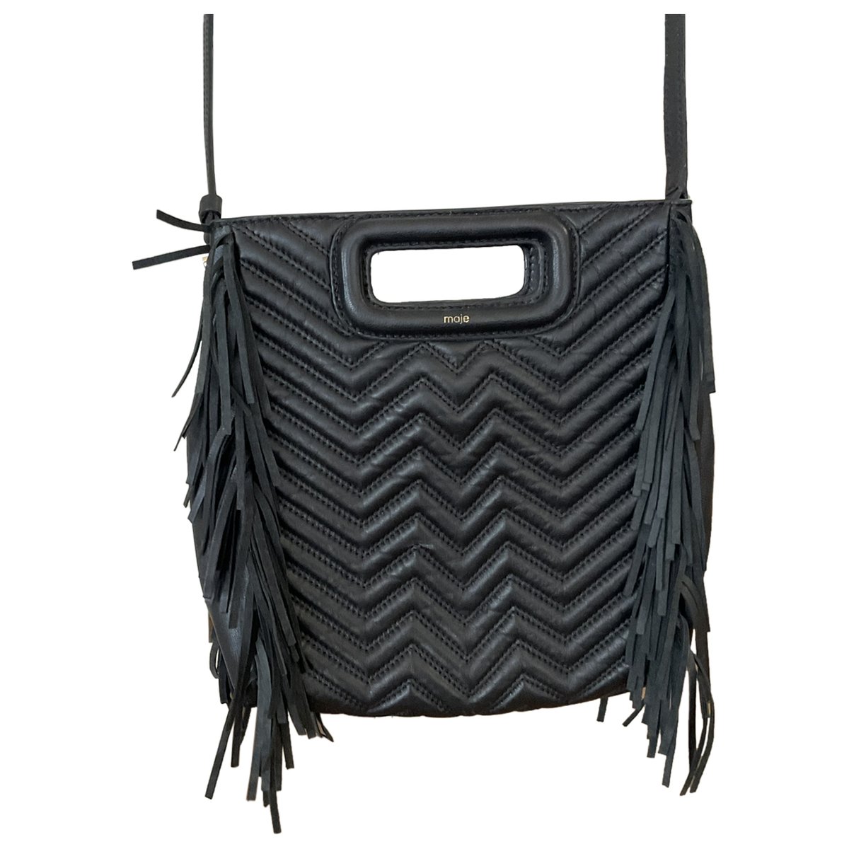 Sac M leather crossbody bag