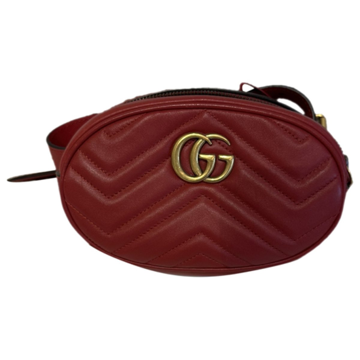 GG Marmont Oval leather handbag