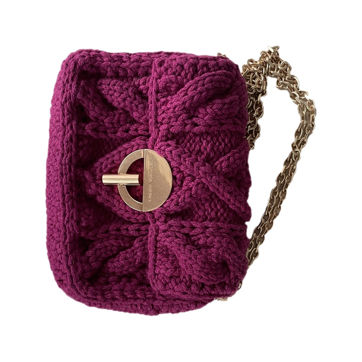Lune wool crossbody bag