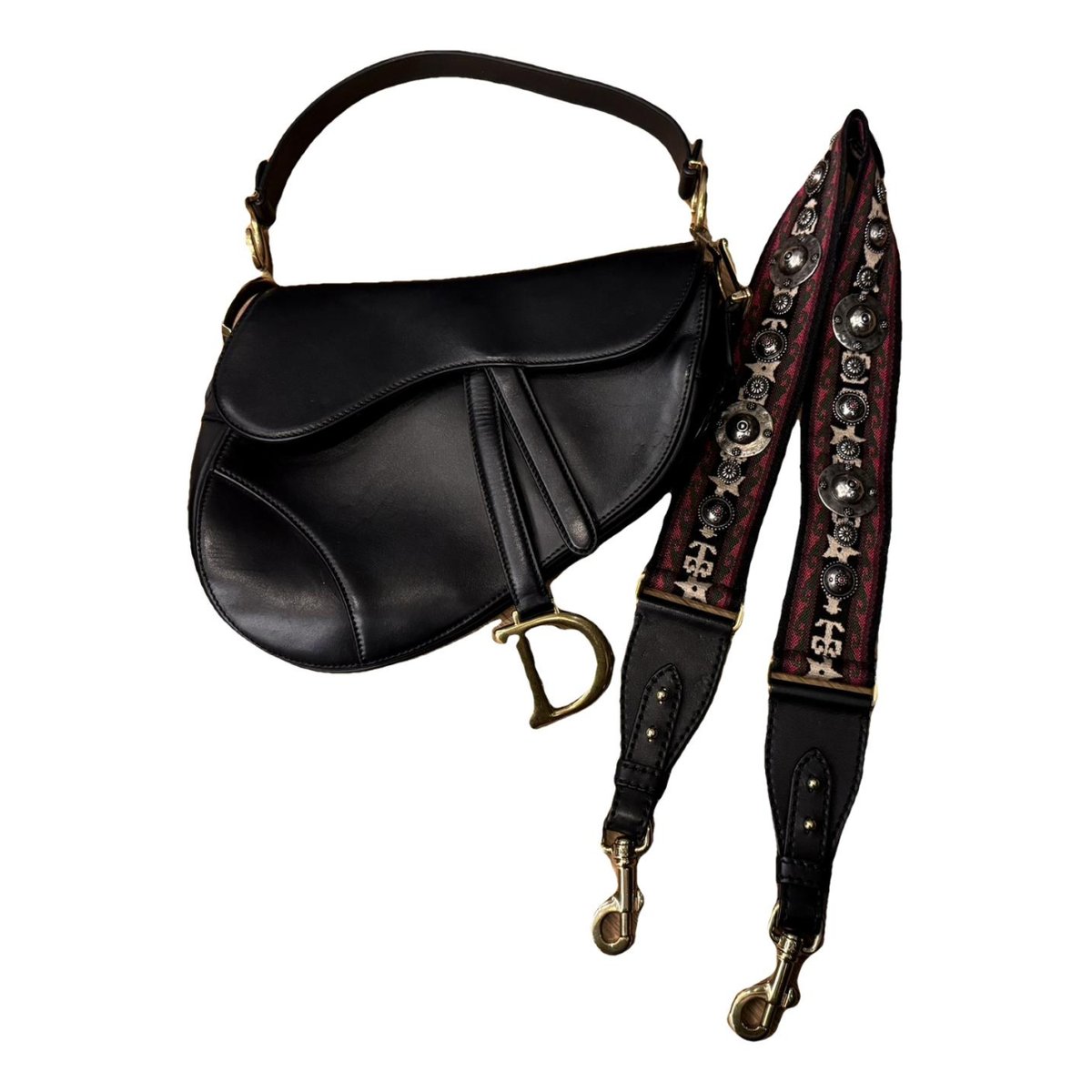 Saddle leather handbag