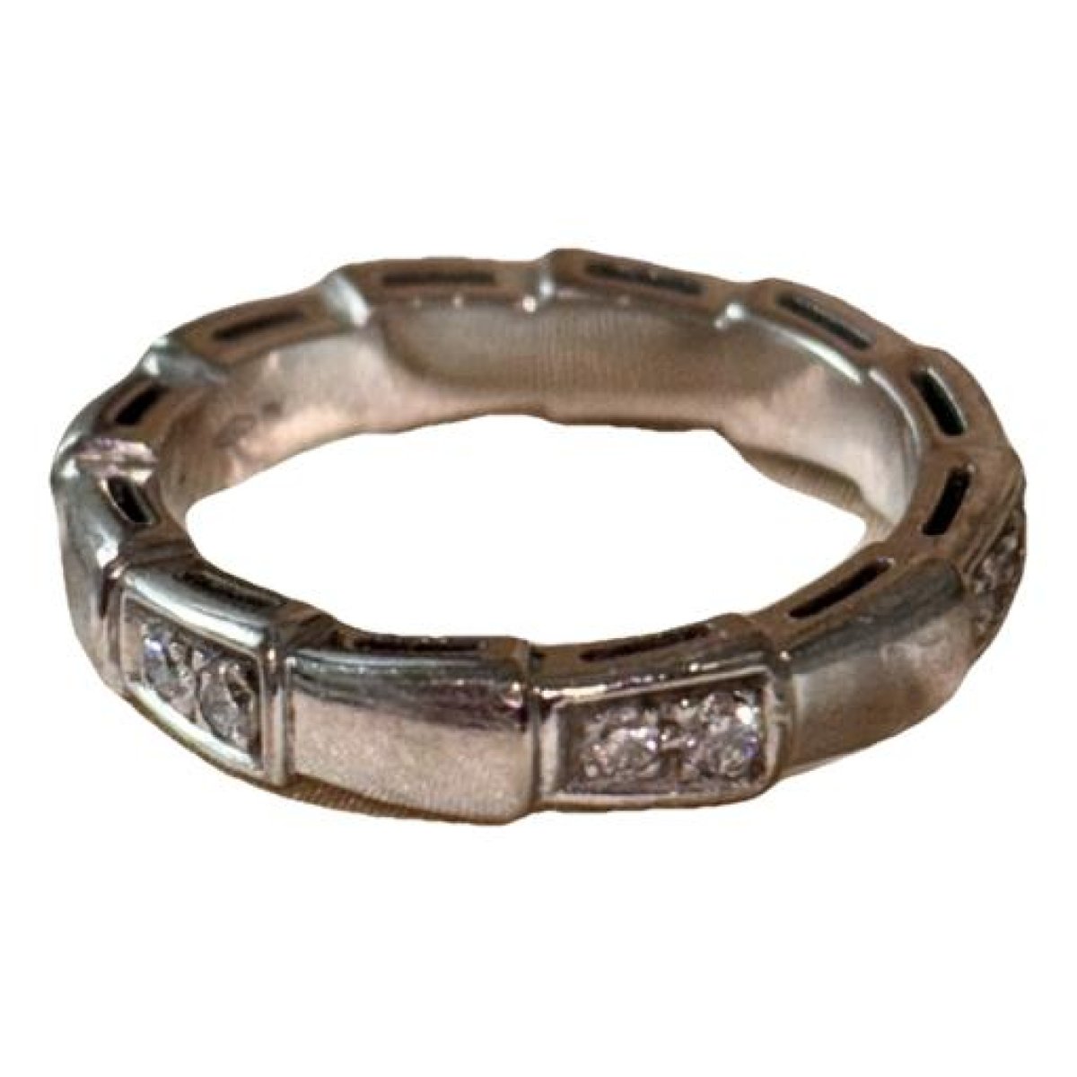 Serpenti Viper white gold ring
