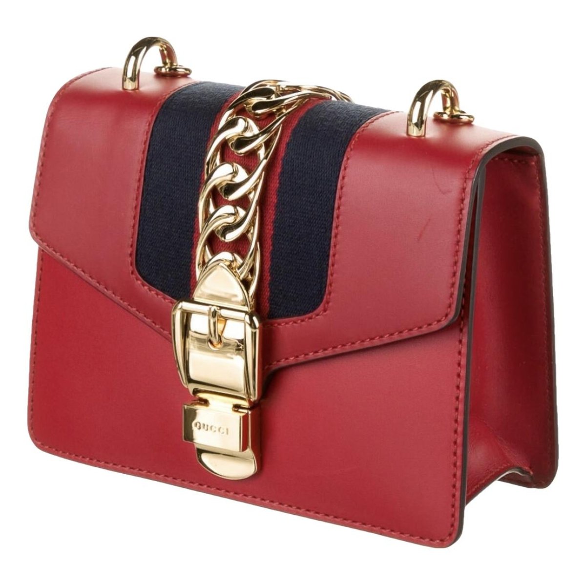 Sylvie Flap Chain leather crossbody bag