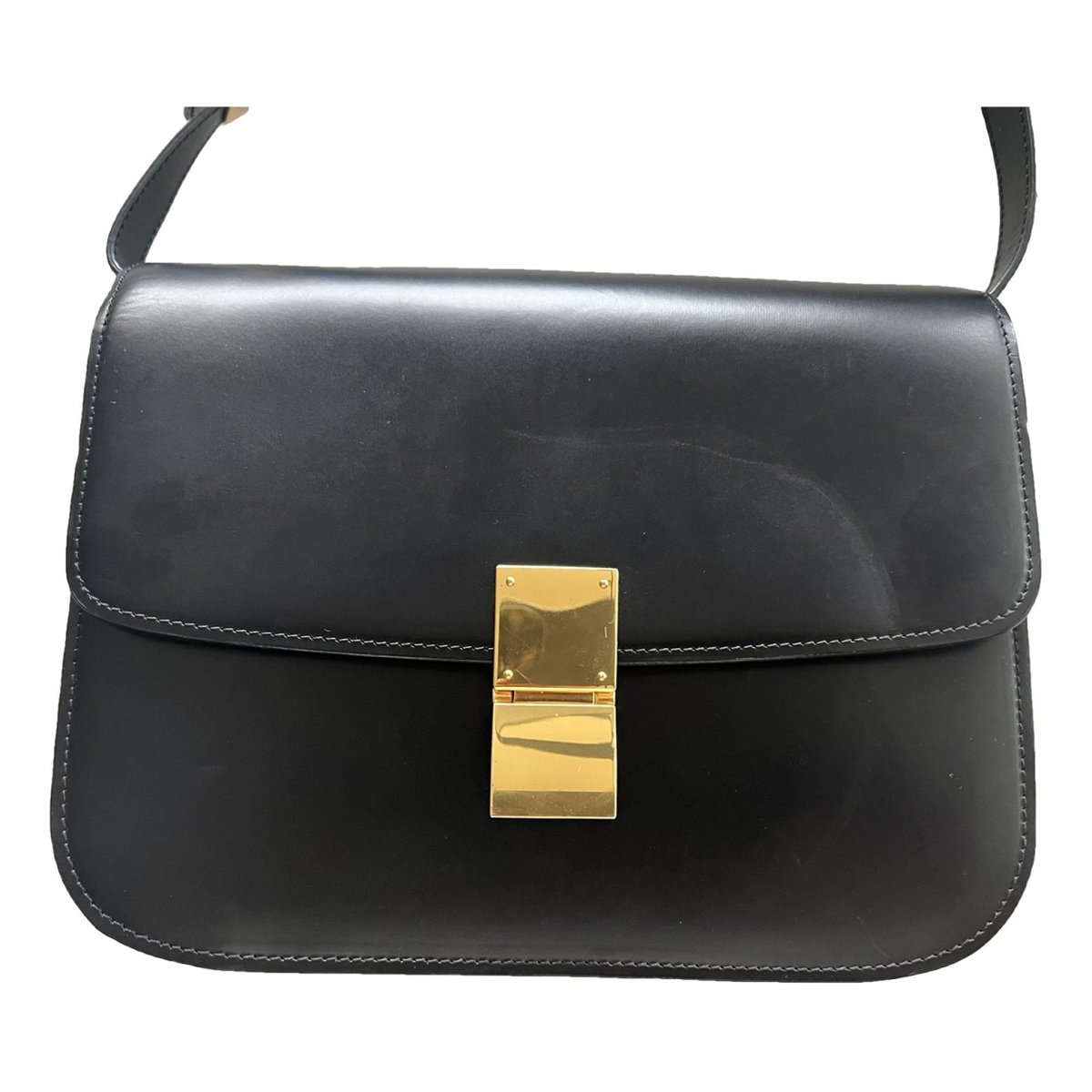 Classic leather crossbody bag