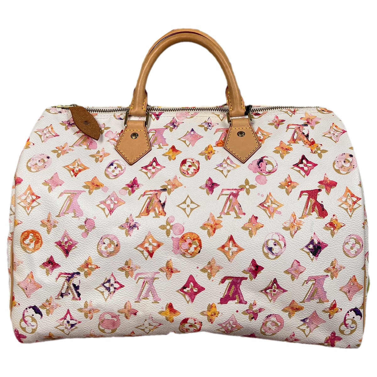 Speedy leather bowling bag
