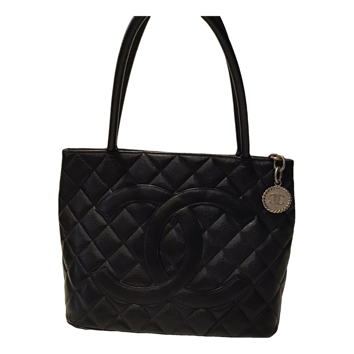 Médaillon leather tote