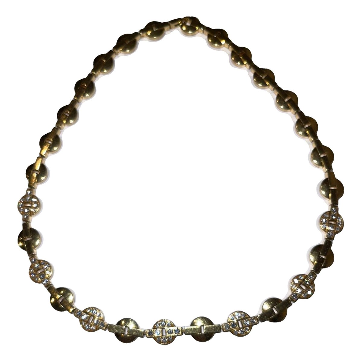 Himalia yellow gold necklace