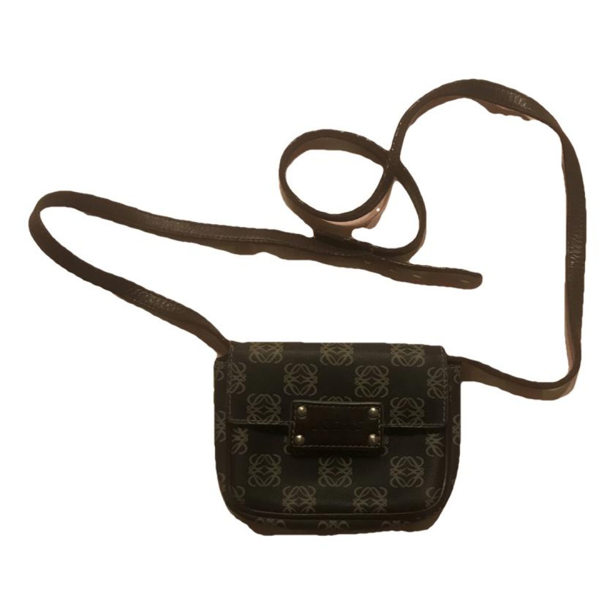 Anagram cloth satchel