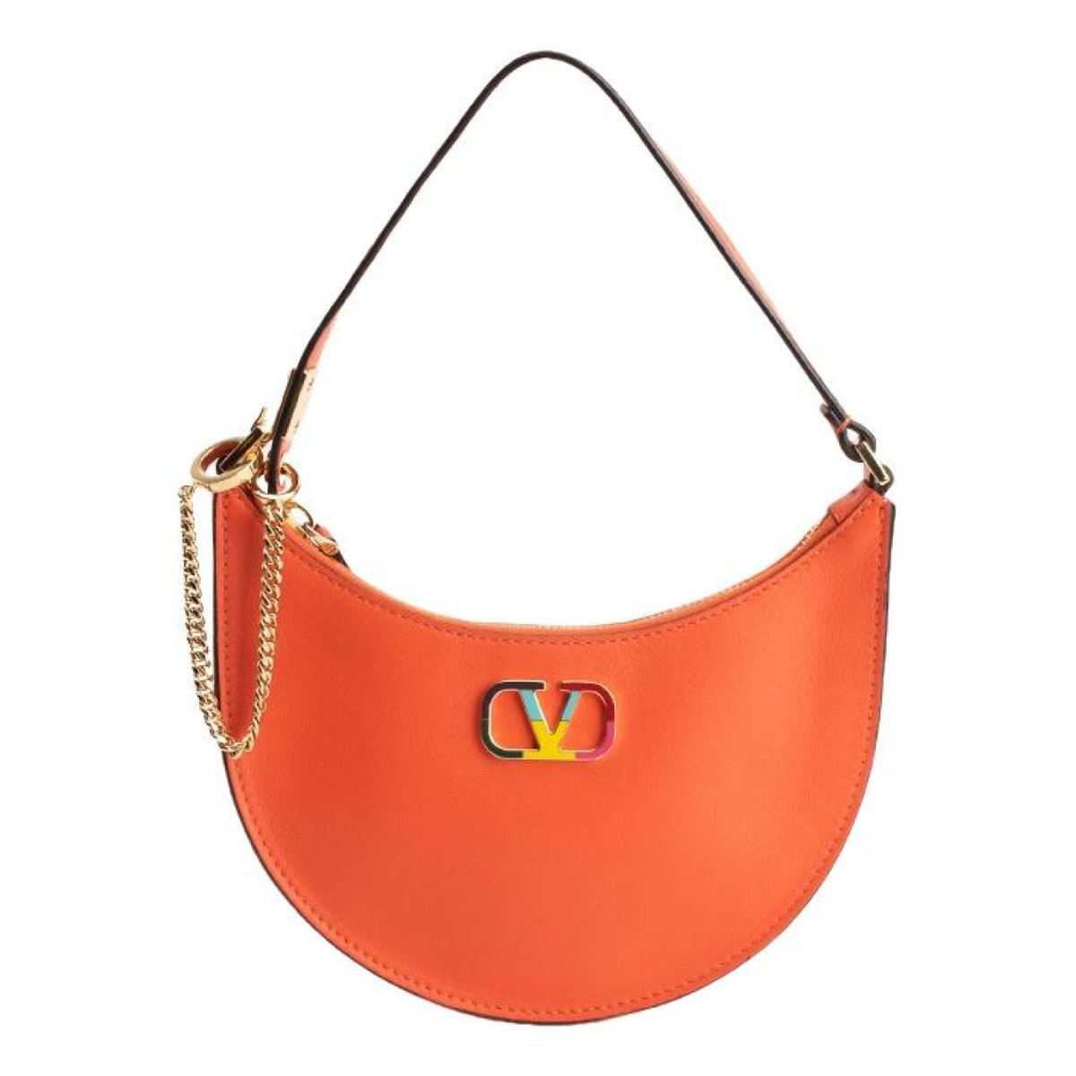 VLogo leather bag