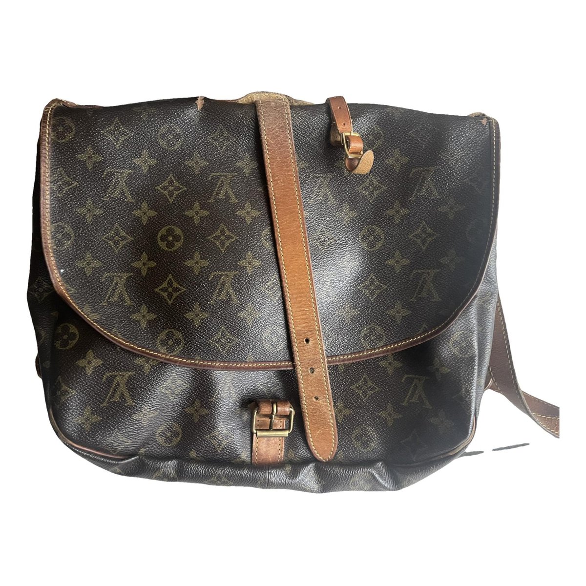 Saumur leather crossbody bag