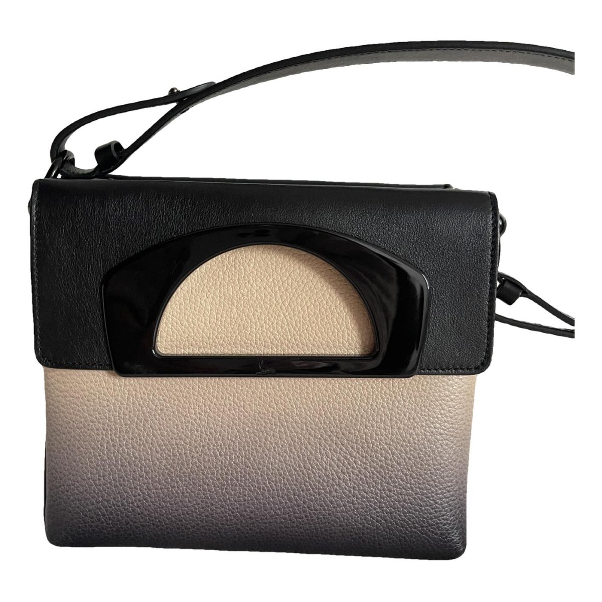 Passage leather handbag