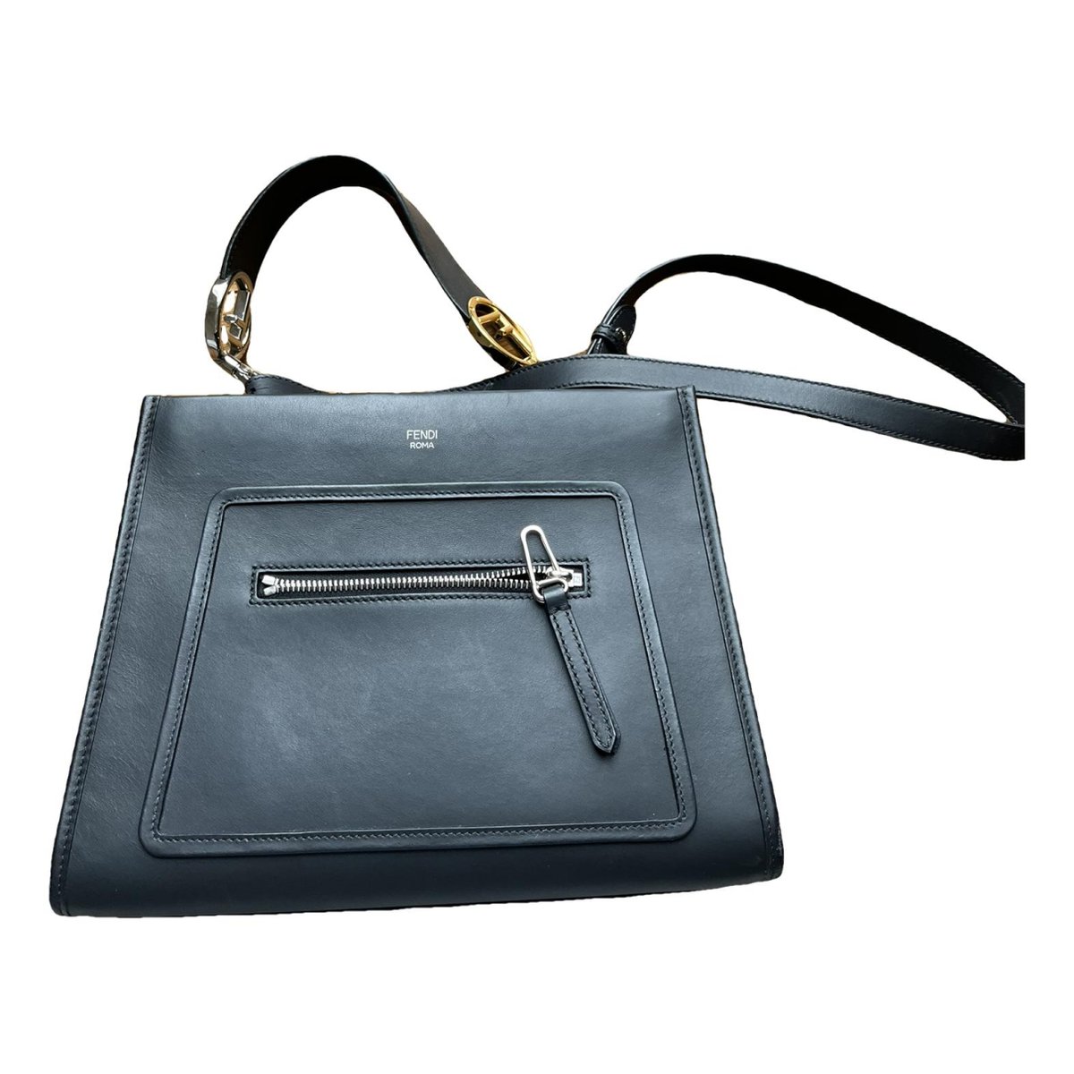 Runaway leather handbag