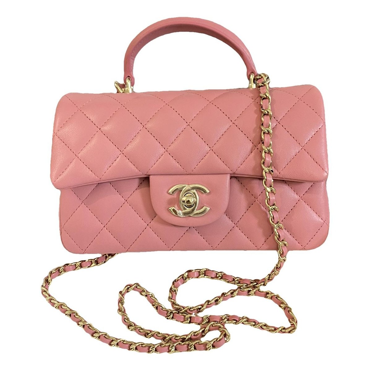 Timeless Classique Top Handle leather handbag