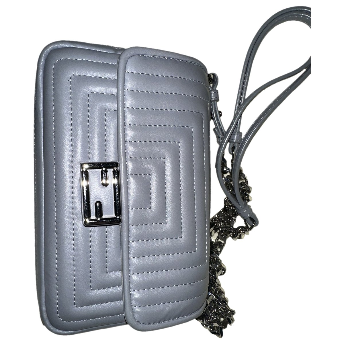 Baguette Chain leather handbag