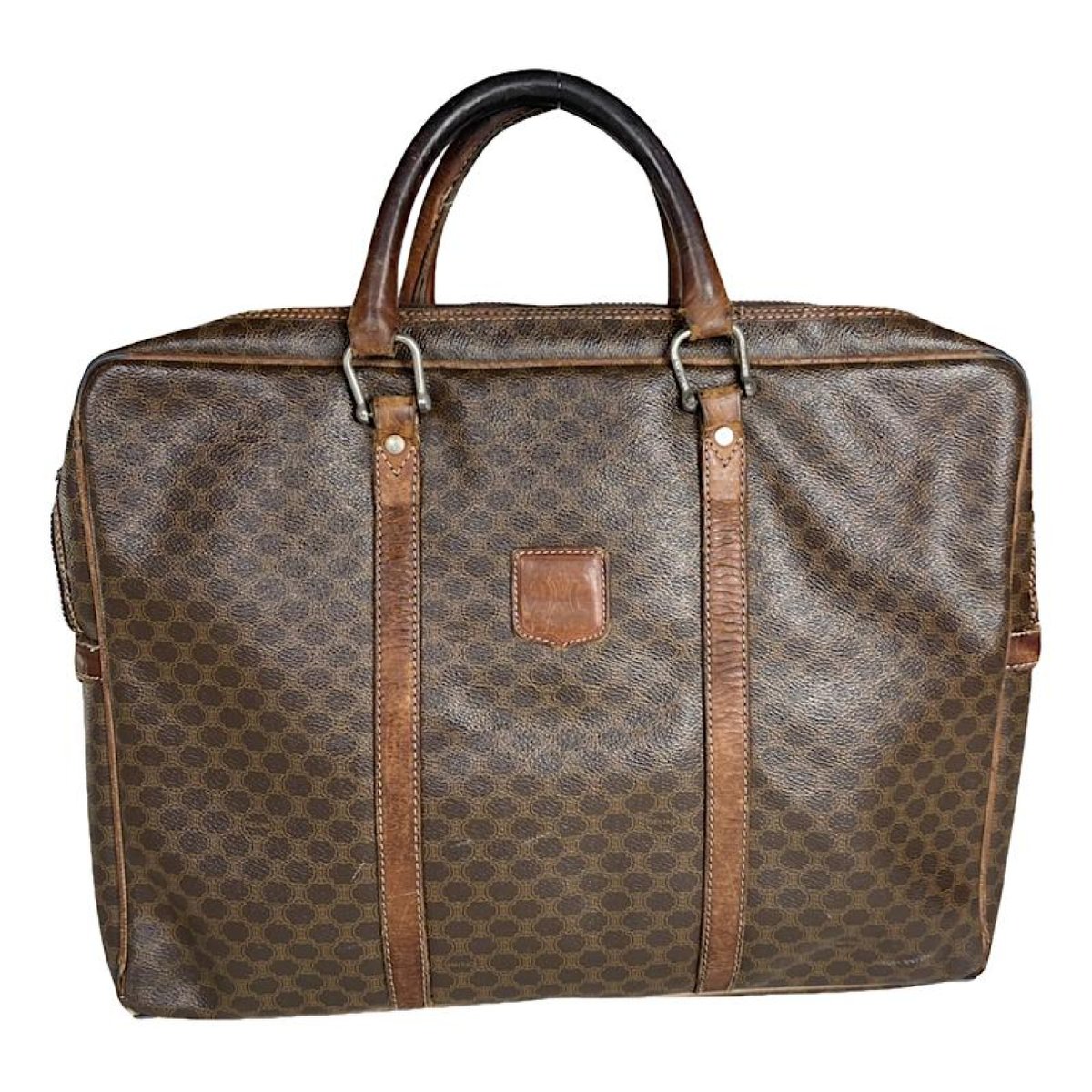 SAC SEAU leather satchel