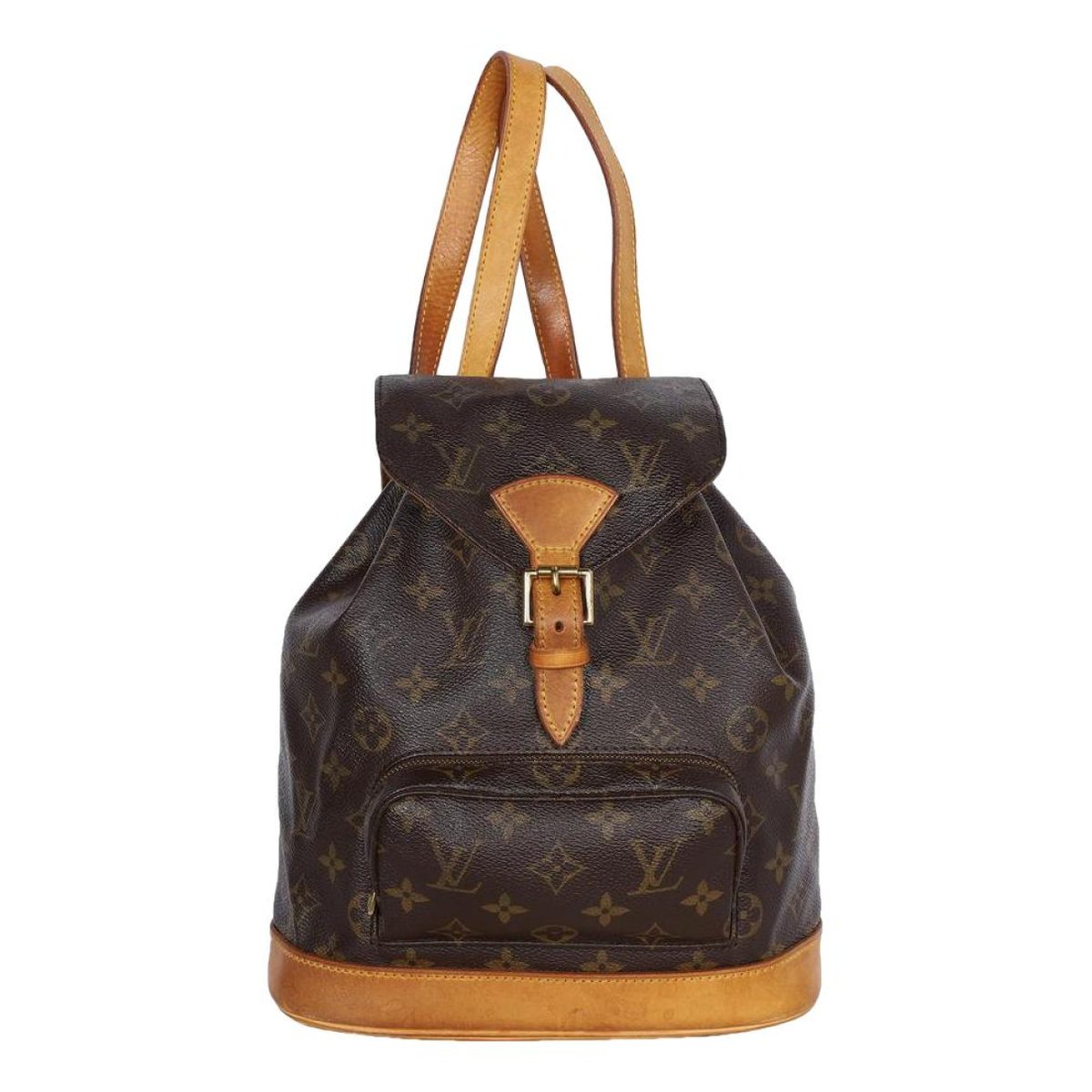 Montsouris leather backpack