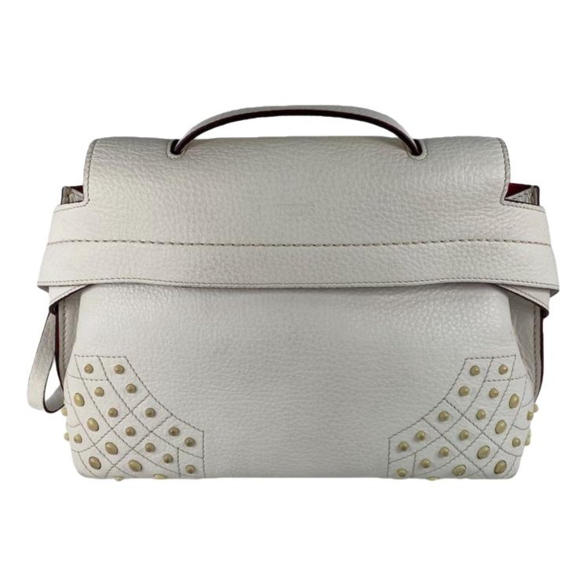 Wave leather crossbody bag