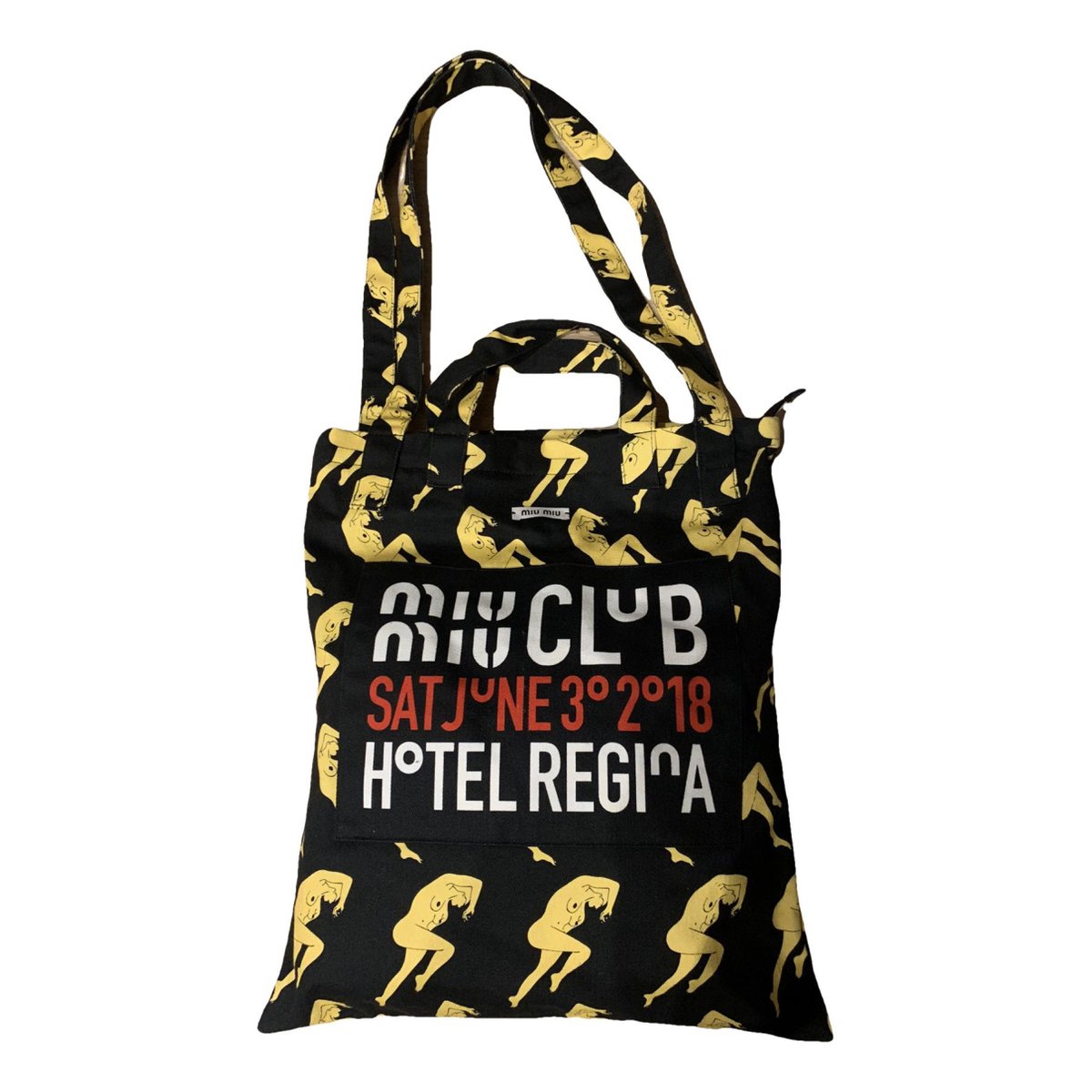 Miu Club cloth tote