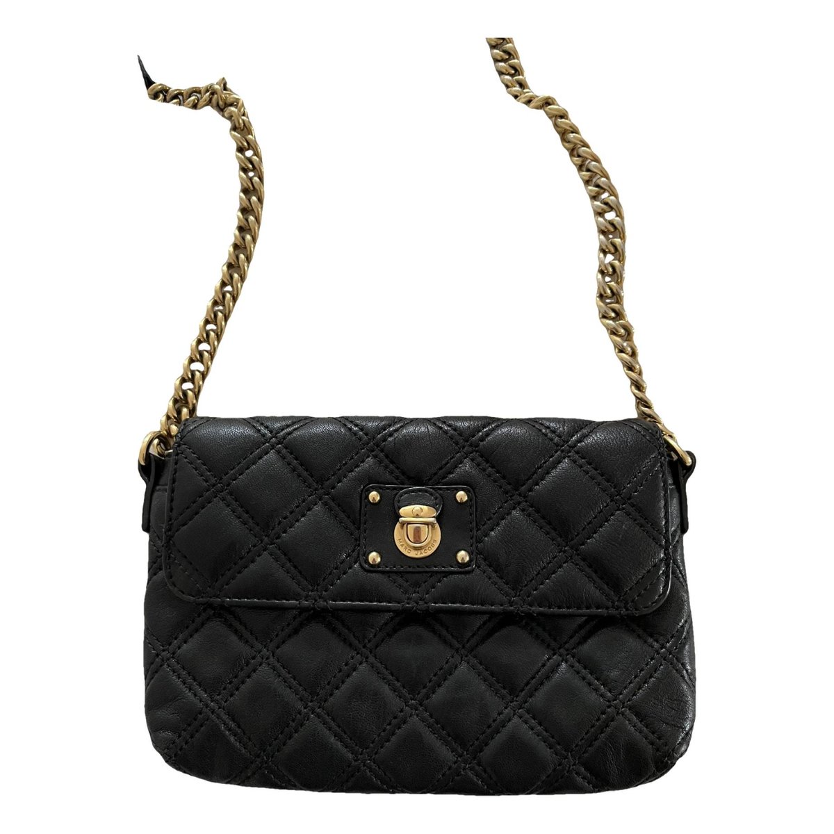 Single leather crossbody bag